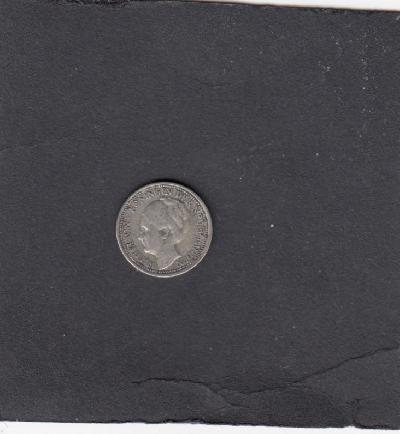 Beschrijving: 10 Cent WILHELMINA